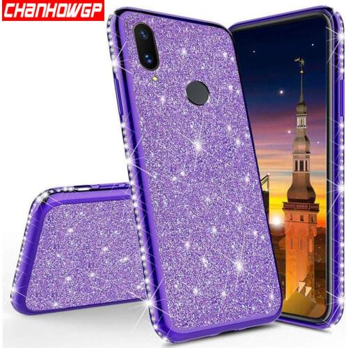 Glitter Bling Soft Case For Huawei P Smart Y5 Y6 Y7 Y9 2019 Mate 30 P20 P30 Lite Honor 20 Pro 10 Lite 10i 9X 8X 8A 8C 8S Cover