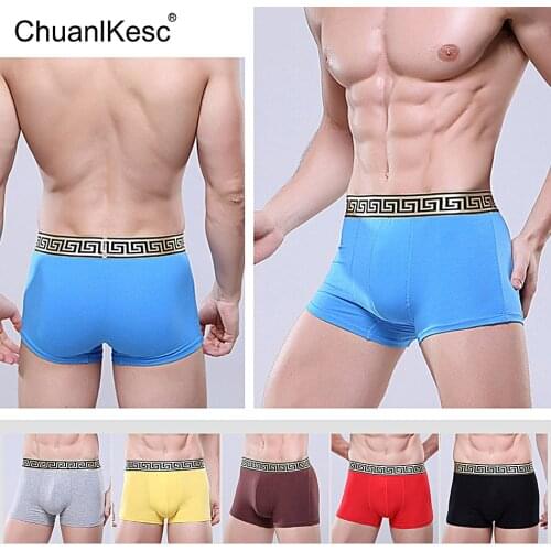 Mens Boxer 95% Cotton Pants Casual Underwear Sports Shorts Dry And Breathable 2020 Popular Manufacturers Direct Sales