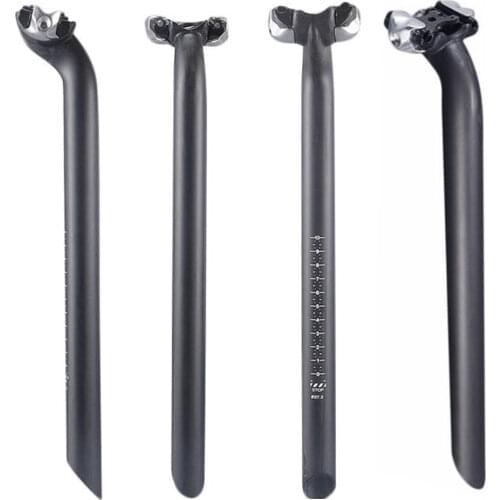 UD no logo carbon seat post Weave bicycle seat tube carbon 27.2/30.8/31.6*350/400mm carbon bike cycling parts BACK 20MM