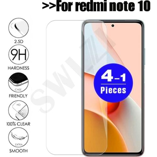 1-4Pcs screen protector for Xiaomi note 10 pro Max 10s 8 2021 9 9s POCO F3 GT M3 X3 9T M2 F2 pro tempered glass protective Film