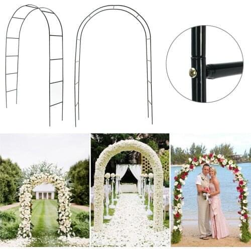 Iron Wedding Arch Decorative Garden Backdrop Pergola Stand Flower Frame For Marriage Birthday Wedding Party Decoration DIY Arch