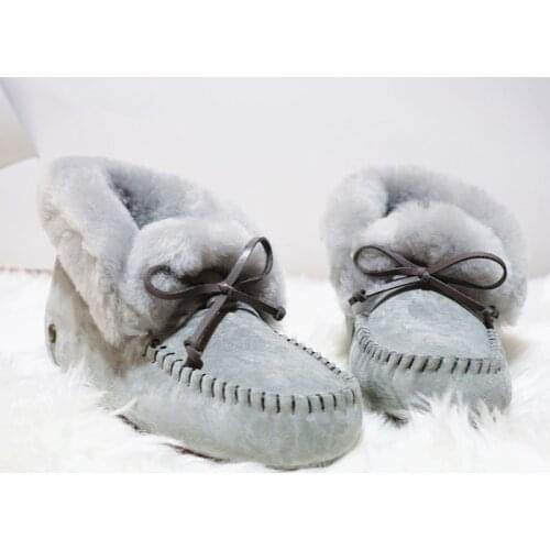 100% genuine leather womens flat shoes casual moccasins driving loafers natural fur womens shoes fashionable comfortable shoes