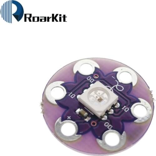 10PCS/LOT New LilyPad Pixel Board WS2812 module for arduino