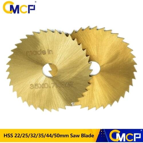 1pc HSS 22/25/32/35/44/50mm Mini Circular Saw Blade Titanium Coated Saw Blade With Mandrel Wood Cutting Disc Circular Saw Disc
