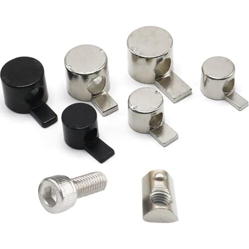 2 Set 2020 3030 4040 4545 Series End Internal Connector Corner Bracket with Screw and Nut for T-Slot Aluminum Extrusion Profile