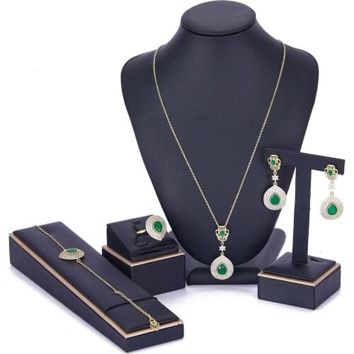 2021 May Morocco hot selling accessories wedding jewelry set for women traditional jewelry set copper high quality jewelry set