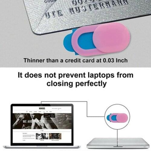 5pcs Ultra-Thin Webcam Covers Lens Cap Web Portable Camera Cover for Laptops PC Macbook Cell Phone Tablet Accessories Security