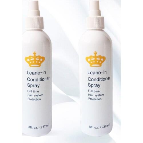 Human Remy Hair Extensions Leane-in Conditioner Spray Contioners Full Time Hair Systerm Protection