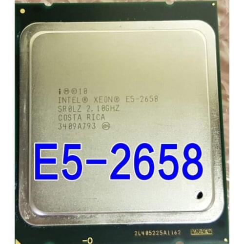 INTEL XEON e5-2658 genuine cpu-2658 2.1g 8 core 16 threads