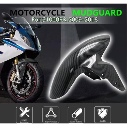 Motorcycle For BMW S1000RR S1000R S1000 RR 2009-2018 Motorcycle Accessories ABS Carbon Fiber Front Fender Splash Fender Fairing