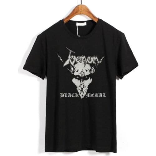 5 designs Vintage Venom Rock Brand men women shirt 3D demon DEVIL skull Hardrock heavy Metal 100%Cotton DEVIL camiseta tee