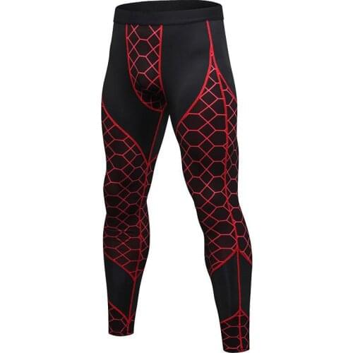 Mens Running Tights GYM Fitness Pants Jogging Sweat Pants Fast Drying High Elastic Tight Pants Basketball Sports Leggings