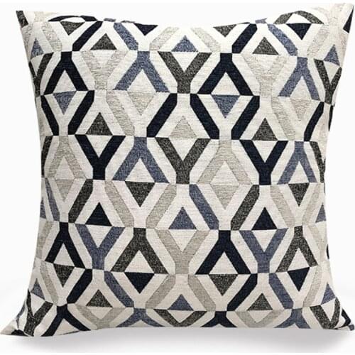Nordic Geometric Pillow Cover Home Decorative Cover Square Pillowcase 45x45cm Sofa Car Bedroom Cover Living Room Cover