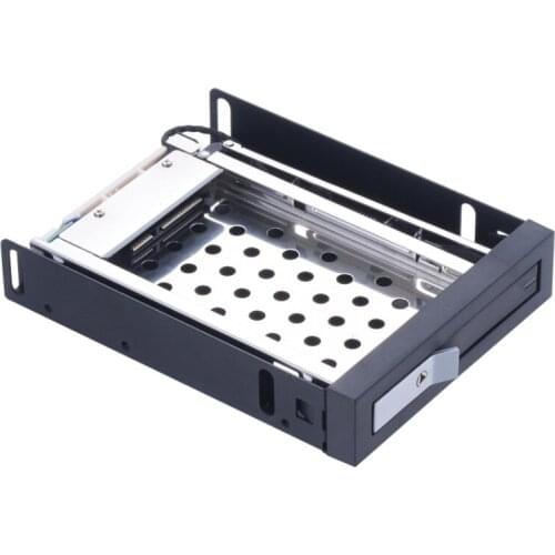 Uneatop Tray-less 2.5"SATA SSD HDD Mobile Rack for 3.5"Drive Bay Enclosure HDD Tray case