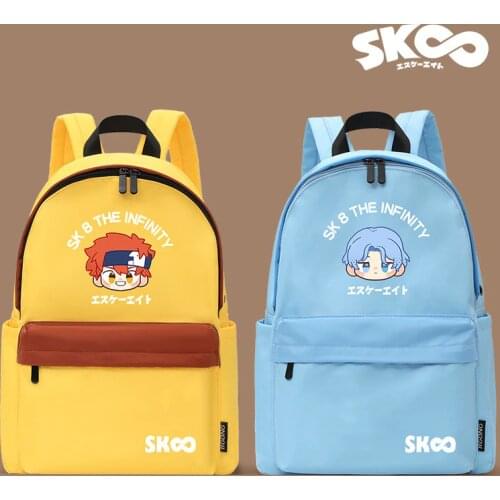 Anime SK8 the Infinity SK EIGHT LANGA REKI Backpack School Bag Laptop Bag Cartoon Shoulders Bag Men Women Student Knapsack