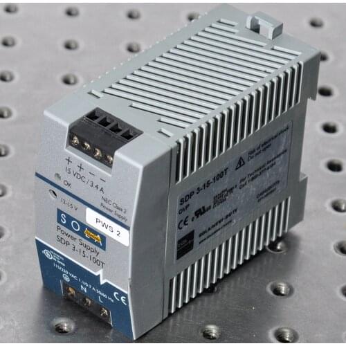 SOLA Emerson SDP 3-15-100T 15VDC 3.4A 5-5-100T 5VDC 5A 4-24-100RT 24VDC 4.2A switching power supply