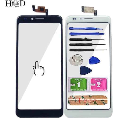 Mobile Touch Screen For Vertex Impress Pear Touch Screen Digitizer Panel Lens Sensor Front Glass Repair Assembly Tool 3M Sticker