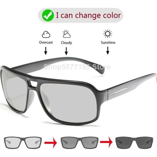 Sunglasses Polarized Photochromic Men Chameleon Driving Glasses Women Eyeglasses Eyewear Gafas de sol hombre 2020 New
