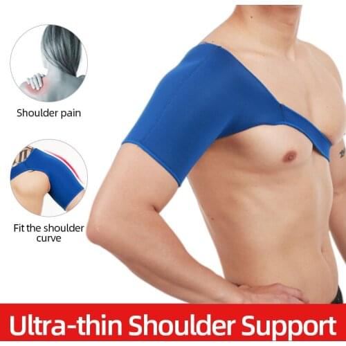 Sports Single Arm Shoulder Brace Ultra-thin Breathable Basketball Table Tennis Sports Shoulder Wrap Belt Reduce Arm Sprain