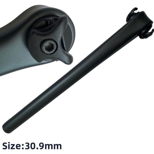 Carbon Seatpost Mountain Bike 30.9mm Road Bike Seat post MTB Carbon Fiber Seat Tube Offset 12mm