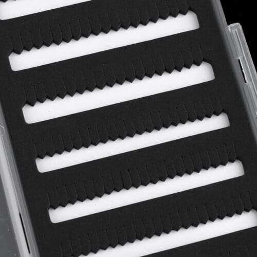 Fishing Storage Case Hook Baits Flies Fly Fishing Tackle Hook Box, Slit Foam Insert