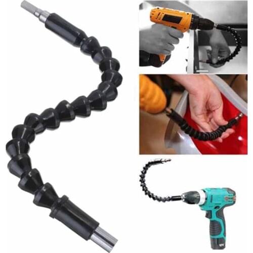 ZK30 Drop Ship 1Pcs 295mm Flexible Shaft For Electric Drill Connection Shaft Bits Extension Screwdriver Power Tool Accessories