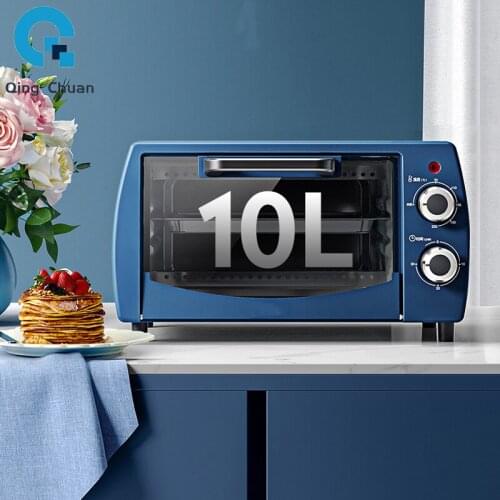 10L Mini Electric Oven Multifunctional Bread Toaster Pizza Cake Baking Grill Roasted Chicken Stove Machine