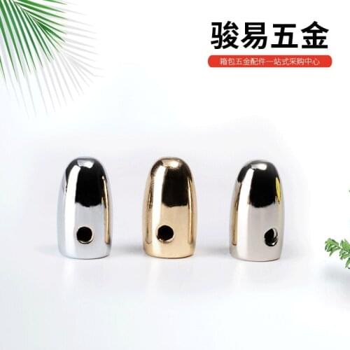 100pcs/lot Metal Zipper Tail Clip Slider Tail Stopper Luggage Case Handbag Hardware Accessories
