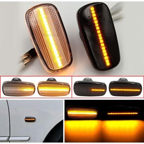 2Pcs LED Side Marker Light For Lexus IS200 300 LS430 Scion xB Toyota Prius Kluger Wish Altezza Isis Land Cruiser Crown Comfort