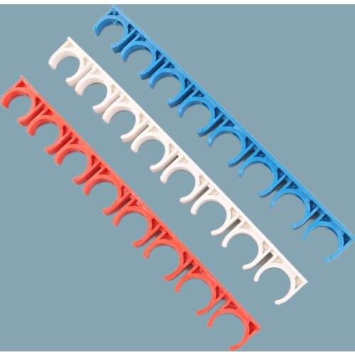 5pcs PVC 16/20/25/32mm PVC Pipe Clamps Water Pipe Support PVC Pipe Connector Garden Irrigation System Fittings