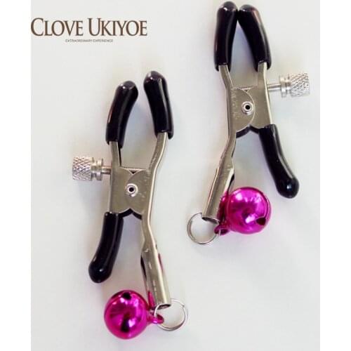 50 pcs Fashion Steel Metal Breast Nipple Clamps Clips with 2 bells Clitoris Labia Stimulate Massager Sex Toys Adult Games