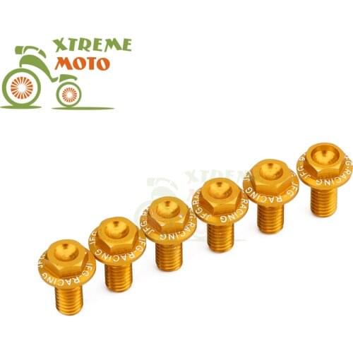 CNC Aluminum 6PCS Front Fork Guard Bolt Screws For SUZUKI DRZ400SM DRZ400 SM DRZ 400SM 05 06 07 08 09 10 11 12 13 14 15 16 17