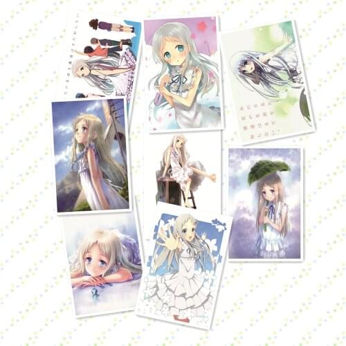 8 pcs/lot Anime Dungeon ni Deai o Motomeru no wa Machigatte Iru Darouka Wall Picture embossed Poster Toy