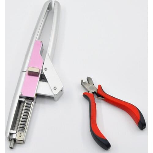 6D High End Hair Extension Machine Connector&Hair Remove Piler Hair Salon Tool Wig Connector Tool Kit Keratin Hair Extension Kit