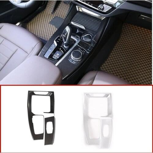 Car Center Console Gear Shift Decoration Panel Cover Frame Trim For BMW X3 X4 G01 G02 2018-2019 Car Accessories Left Hand Drive