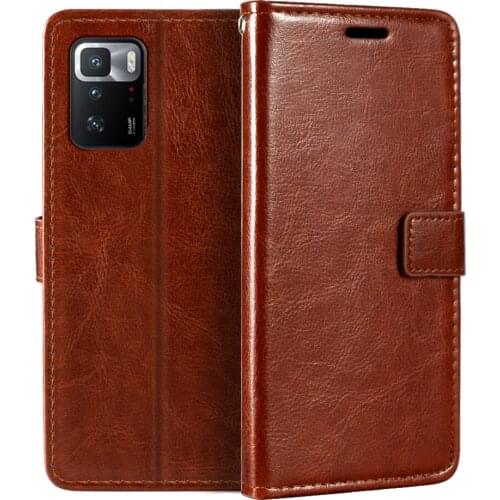 Case For Xiaomi Redmi Note 10 Pro China 10 Pro 5G Premium PU Leather Magnetic Case Cover With Card Holder For Xiaomi Poco X3 GT