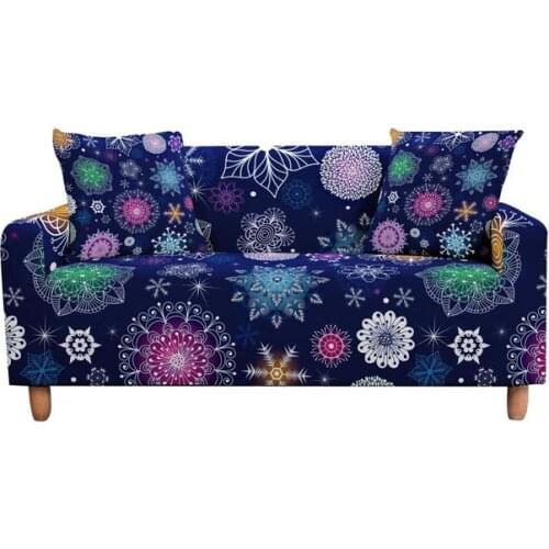 Mandala Elastic Sofa Cover For Living Room Sectional Corner Slipcover 3D Print Couch Cover Bohemian tramo funda de sofá mariposa