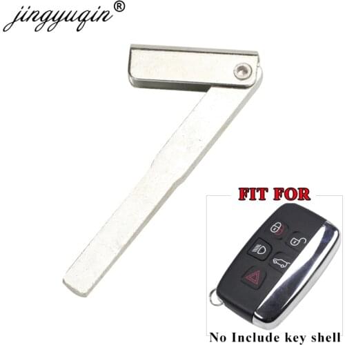 Jingyuqin 1/10pcs Emergency Smart Remote Key Blade Blank Insert For Land Rover Evoque 4 Evoque Range Rover For XE XFL et Jaguar
