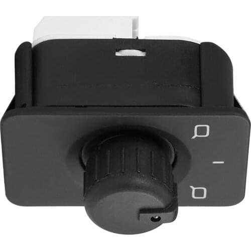 Black plastic metal Side Mirror Switch Control Knob Button for Audi A3 8L1 A6 Avant 4B C5 1997-2004 4B0959565A 4B0 959 565A