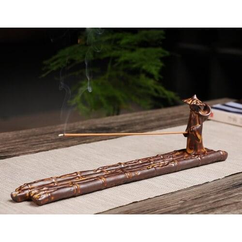 Creative Retro Ceramic Incense Burner Holder Premium Office Home Decoration Incense Stick For Home Office