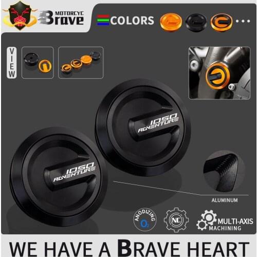 For KTM 1050 Adventure adv 2015 2016 2017 2018 2019 1050adv Motorcycle Frame Hole Cap Plug Frame Insert Cover with logo