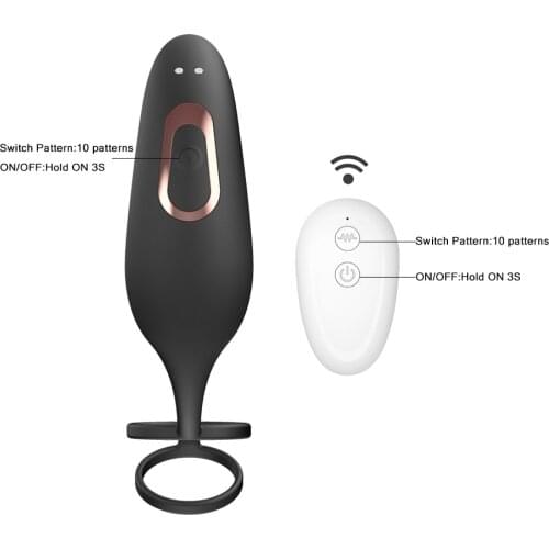 Remote control vibrating Cynomorium eggs third generation prostate massager for adults