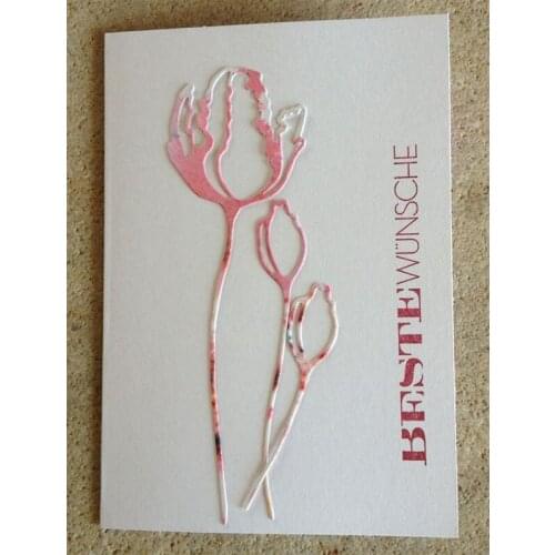 Lotus Flower Bud Metal Cutting Dies for DIY Scrapbooking Decorative Crafts Embossing Paper Cards Making New 2019 Diecut Template