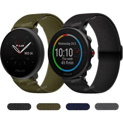 Nylon Solo Loop Strap For POLAR VANTAGE M2 band Fabric Elastic for POLAR IGNITE 2/UNITE/Grix X Belt bracelet Watchbands