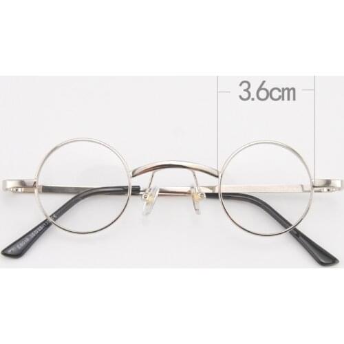 Cubojue 36mm Small Round Glasses Men Women Vintage Myopia Diopter Little Circle Nerd Anti Blue Progressive Photochromic