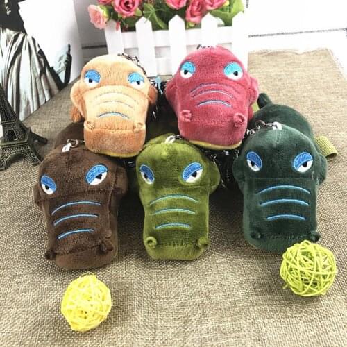 Cute Crocodile Plush Doll Pendant Keychain Key Ring Wrist Lanyard Phone Decor Cute Little Crocodile Pplush Toy Keychain