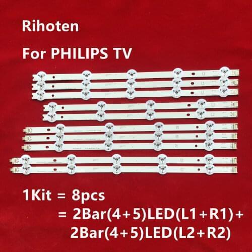 8pcs LED strip 42"V14 DRT Rev0.0 R1 R2 L1 L-type 2 6916L-1588A 6916L-1589A 6916L-1590A 6916L-1591A for LC420DUN