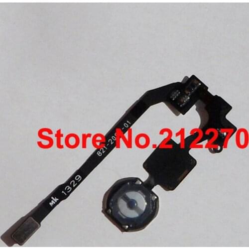 YUYOND 200pcs/lot Original New Home Button Key Flex Cable Replacement Repair Part for iPhone 5S Wholesale Free DHL EMS