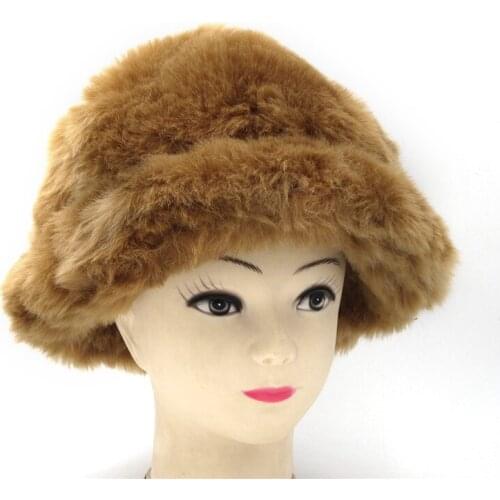 2020 Womens Winter Hat Newest Solid Color Fashion Simple Temperament Warm Ears Fur Winter Hat New Fashion Warm Hat Headdress