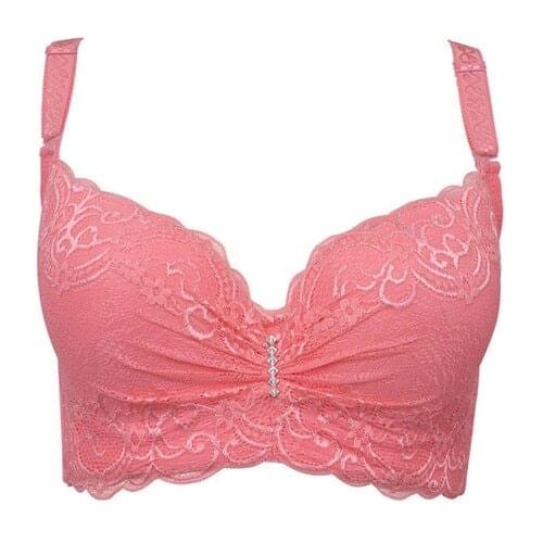 Women Lace Push Up Bra Brassiere for Summer Sexy Lingerie Seamless Bralette Bustier Dress underwear sutian